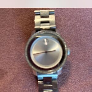 Movado silver watch
